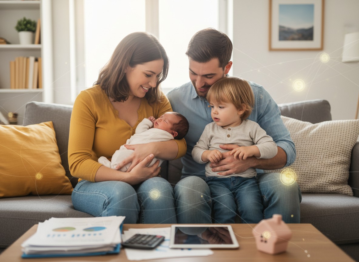 朝の光の中で集中して勉強する子供